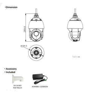 DS-2DE4425IW-DE 4 pollici 4 MP 25X alimentato da DarkFighter IR velocità di rete Hik versione originale inglese POE 2024 vendita calda - Product Image 4