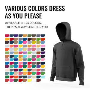 Felpe con cappuccio Unisex in cotone poliestere bianco nero nero Plain felpe con cappuccio con logo personalizzato all'ingrosso - Product Image 6