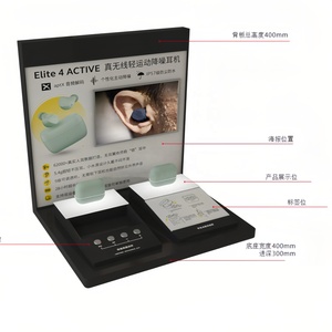 จอแสดงผลหูฟังไร้สายแบบตั้งโต๊ะอะคริลิคไฟ LED ดีไซน์แฟชั่น - Product Image 2