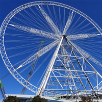 Grande Roue Géante de 101 m de Long, Fabrication Directe par une Usine Chinoise Fiable, à Vendre pour Parcs d'Attractions et Manèges