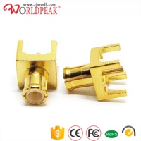 MCX-conector macho recto para PCB