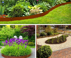 Clôture <span class=keywords><strong>de</strong></span> sécurité en acier au carbone, clôture <span class=keywords><strong>de</strong></span> jardin, barrière <span class=keywords><strong>de</strong></span> bordure extérieure <span class=keywords><strong>de</strong></span> 8 pieds <span class=keywords><strong>de</strong></span> haut pour l'aménagement paysager - Product Image 4