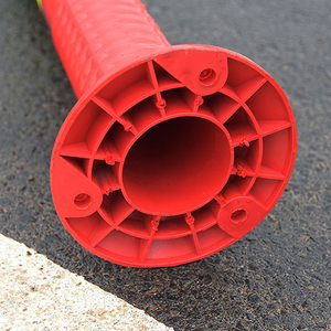 <span class=keywords><strong>Poteau</strong></span> de délinéation de barils de signalisation réfléchissants en plastique de sécurité flexible robuste avec <span class=keywords><strong>poteau</strong></span> d'avertissement de cône de <span class=keywords><strong>base</strong></span> - Product Image 4