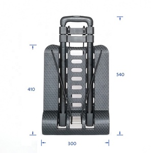 Poignée télescopique pliable en acier, portable et léger, <span class=keywords><strong>compact</strong></span>, valise rétractable, chariot à main - Product Image 5