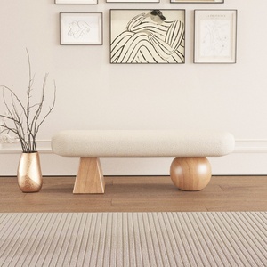 Taburete moderno de estilo nórdico <span class=keywords><strong>para</strong></span> puerta de entrada del hogar, taburete <span class=keywords><strong>para</strong></span> cambiar zapatos, extremo de cama portátil, Banco de montaje <span class=keywords><strong>para</strong></span> dormitorio, apartamento, sala de estar - Product Image 6