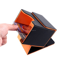 Boîte de rangement pour cartes de jeu de société Commander 100+ Pu Collection Playing Sports pour Commander Yu-Gi-Oh TCG Trading Card Storage Box
