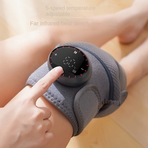 <b>Electric</b> <b>Heating</b> Knee <b>Pads</b> Knee Hot Compress Infrared Physiotherapy Old Cold Leg Self-<b>heating</b> Massage Belt Wireless Massage - Product Image 2