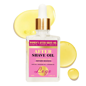 Huile Après-Rasage Apaisante et Réparatrice OEM pour Femme : Réduit les Rougeurs, Prévient les Poils Incarnés, Hydrate, Illumine la Peau, Soulage les Irritations et les Brûlures de Rasoir - Product Image 1