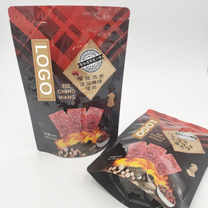 Custom Printed Logo Reusable Zip Lock Dried Food Snack Meat Beef Jerky Packaging <b>Bags</b> - Product Image 6