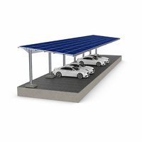 Support de montage photovoltaïque en acier galvanisé pour système solaire de carport