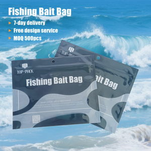 Impression numérique Emballage en plastique transparent personnalisé Emballage blister à trous ronds Odeur étanche à l'humidité pour la pêche - Product Image 6