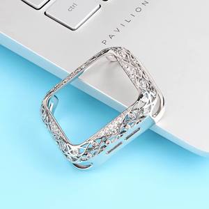 Boîtier de montre en métal de conception exquise <span class=keywords><strong>pour</strong></span> <span class=keywords><strong>Apple</strong></span> <span class=keywords><strong>Watch</strong></span> 41mm 45mm matériau en cuivre <span class=keywords><strong>coque</strong></span> de couverture creuse <span class=keywords><strong>pour</strong></span> IWatch Series <span class=keywords><strong>7</strong></span> 6 5 4 3 2 1 - Product Image 6