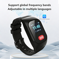 Montre connectée VA36 avec support intelligent, OEM ODM, podomètre 4G, suivi de santé, appel SOS, localisation GPS pour personnes âgées