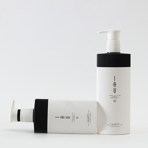 زجاجة شامبو وغسول جسم أسطوانية مخصصة سعة 500 مل و720 مل خالية من مادة BPA مع مضخة وطباعة حريرية للشعار - Product Image 2