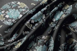 Kilau mewah 100% kain Satin poliester 150d benang hitung bernapas tekstil pengantin untuk gaun pernikahan gaun malam bagasi - Product Image 3