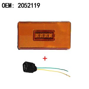 Luz Lateral LED Ámbar de 3 LED Compatible con Camiones <span class=keywords><strong>Scania</strong></span> R420 R620 <span class=keywords><strong>R500</strong></span> P400 R450 R730 G400 G460, Repuestos y Accesorios OEM 1737413 - Product Image 2