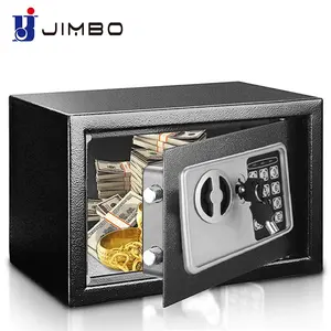 JIMBO factory price custom mini money Jewelry Digital Electronic Lock Safe Box Home Safe Box with Lock