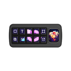 Panel de Control de Voz con IA Multifuncional MK10, 10 Teclas Mecánicas LCD de 0.85 Pulgadas y Pantalla Secundaria de 2.01 Pulgadas - Product Image 1