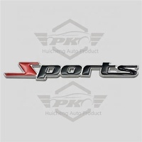 Autocollant de logo sportif en métal 3D, emblème de badge pour le coffre arrière, le côté, le garde-boue de la voiture, pour Land Rover Discovery Range Rover Evoque Honda