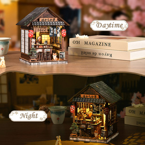 Yiran Izakaya Maison Miniature 1:48 Modèle en Bois à Assembler Soi-même Serre-livres Décoratif Jouet Puzzle - Product Image 2