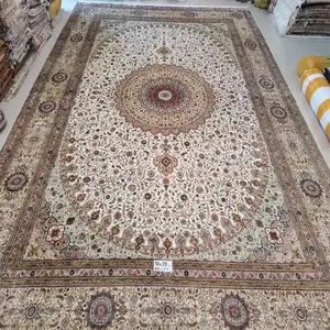 Ручной работы из чистого шелка, роскошный антикварный традиционный французский персидский дизайн, ковер и коврики для гостиной