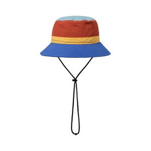 Nylon al aire libre senderismo Safari deporte sol cubo sombrero con cuerda personalizado niños adultos impermeable secado rápido pesca cubo gorra sombrero - Product Image 2