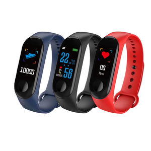 M3 Vòng đeo tay thông minh cho tập thể dục màn hình màu TFT hiển thị Heart Rate Tracker Huyết Áp Màn hình BT kết nối bước đếm - Product Image 1