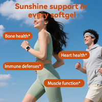 Gélules de Peptide Vert Vitamine D3 + K2 5000 UI D3 100 MCG K2 Améliore l'Immunité et la Densité Osseuse Naturel 30/60/90/120