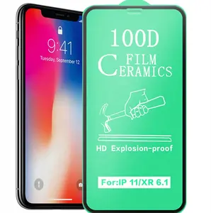 工厂多种型号100D陶瓷防碎全胶陶瓷膜陶瓷iphone屏幕保护膜
