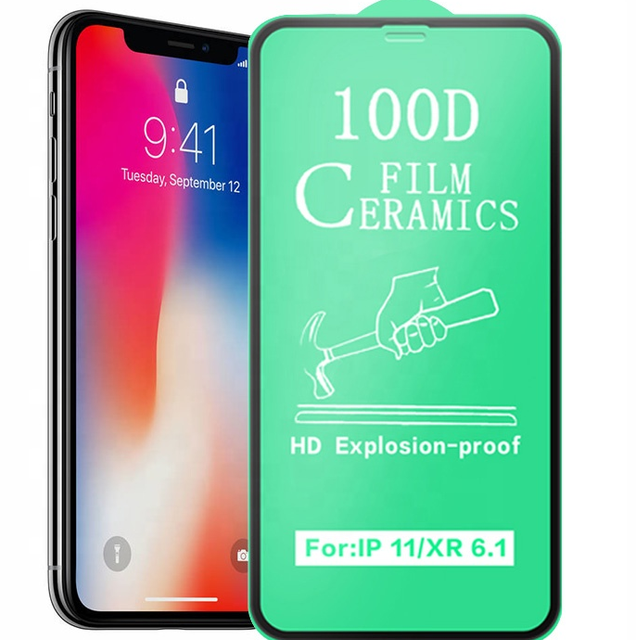 Factory Many Models 100D Ceramic Anti Broken Full Glue Ceramics Film Ceramics Screen Protector for iphone