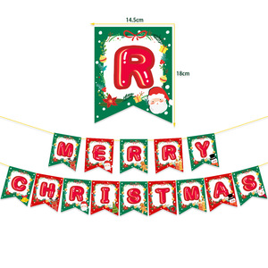 Ensemble de décorations de Noël et d'anniversaire, accessoires de photomaton de Noël, ballons en latex rouge et vert Père Noël, fournitures de fête du Nouvel An - Product Image 2