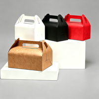 Offre Spéciale – Boîte d'emballage pliable et portable en papier écologique pour pâtisseries, desserts et plats à emporter