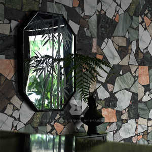 Azulejo de Porcelana con Acabado Mate, Efecto Mármol, Aspecto de Piedra Agrietada, para Terraza de Villa, Restaurante, Cadena de Tiendas, Club, Decoración de Estilo Vintage - Product Image 6