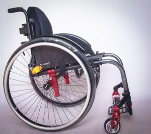 Silla de Ruedas Activa de Ocio Plegable, Ligera y Portátil con Rueda Trasera de Liberación Rápida de Aleación de Aluminio Ultraligera para Personas con Discapacidad - Product Image 5