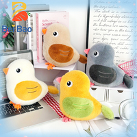Jouets en peluche doux et mignons en forme d'oiseaux, peluches moelleuses de dessins animés, rembourrées en coton PP, anti-stress pour enfants, filles, garçons, poupées