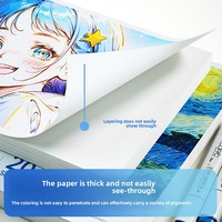 Carnet de dessin 8K A4 en carton épais blanc néerlandais pour étudiants et enfants, 30 feuilles, pour crayons et crayons de couleur, rapide