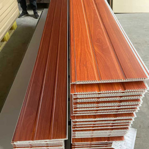 Dalles de <span class=keywords><strong>plafond</strong></span> en PVC de 30 cm de large, panneaux à <span class=keywords><strong>double</strong></span> fente emboîtables, résistants à l'humidité pour plafonds suspendus, salons, chambres, cuisines - Product Image 3
