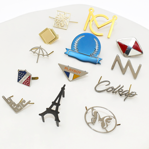 Thép không gỉ kim loại biểu tượng thẻ tùy chỉnh khắc logo tấm quần áo nhãn kim loại túi xách phần cứng - Product Image 1