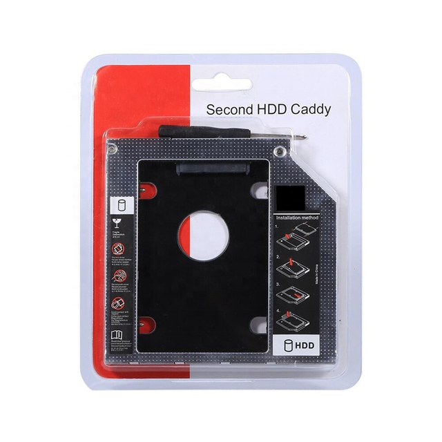 Hdd Caddy Caddy for SATA 2nd HDD Caddy 2.5" SSD Case Hdd Enclosure for Laptop 9.0/9.5/12.7mm