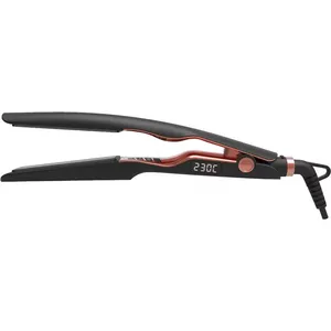 Nieuwe Curve Ontwerp Temperatuurregeling Keramische Titanium Platte Ijzeren Haar Styling Tool Haar Stijltang Professionele Curling