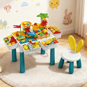 SamToyCn Custom Multi funzione mattoni scorrevoli pista giocattoli da tavolo da gioco assemblare tavolo da gioco per bambini - Product Image 3