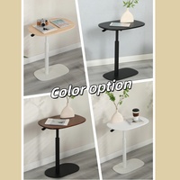 Ada pneumatique ressort à gaz Table élévatrice salon ordinateur portable café Table à thé rond bureau debout canapé côté chevet bureau