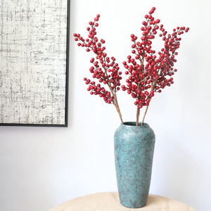 QSLH-A3410 Рождественский Декор, искусственные ягоды, ветки, красные ягоды на Рождество - Product Image 6