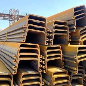 Tablestaca Tipo 2 U9 de 12 Metros y 586 Kilos, Tablestaca de Acero/Tablestaca Ranurada en Forma de U con Perno Lateral, Tablestaca de Acero Tipo U - Product Image 6