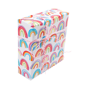 Impresión de logotipo personalizado 80g Embalaje de pañuelos de cumpleaños Ropa Envoltura de zapatos 43*300cm Rollo de papel de regalo para papel de regalo - Product Image 1