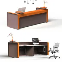 Ticari ofis mobilyaları fabrika doğrudan salon resepsiyon masaları lüks tezgahı ön büro resepsiyon masası güzellik salonu