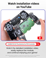 Capuchon de joystick en caoutchouc souple pour manette PS5/PS4/SWITCH PRO/XBOX, modification tête de champignon, accessoires DIY en plusieurs couleurs DS5