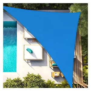 Blue HDPE vela de sol Thailand Malaysia Singapore roof shade sail , outdoor shades rolling