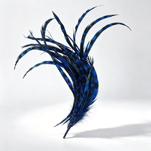 Plume de canard barde pour la pêche à la mouche, artisanat DIY, costumes, bibelots, chapeaux, accessoires pour cheveux, carnaval, fête, décoration de Noël - Product Image 1