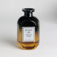 Nouvelle arrivée de luxe vide roseau diffuseur bouteille en verre couleur rose diffuseur d'arôme verre